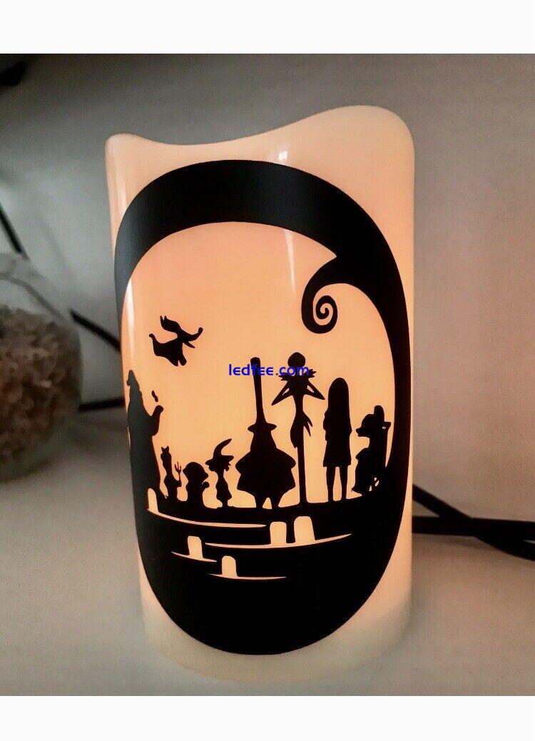 The Nightmare Before Xmas Montage LED Candle Flameless Decor Gift Party Light 1 