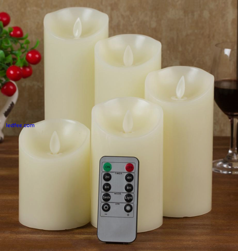 2 Universal Remote Control  24 Hours Timer For Flameless Swinging LED Candles 2 