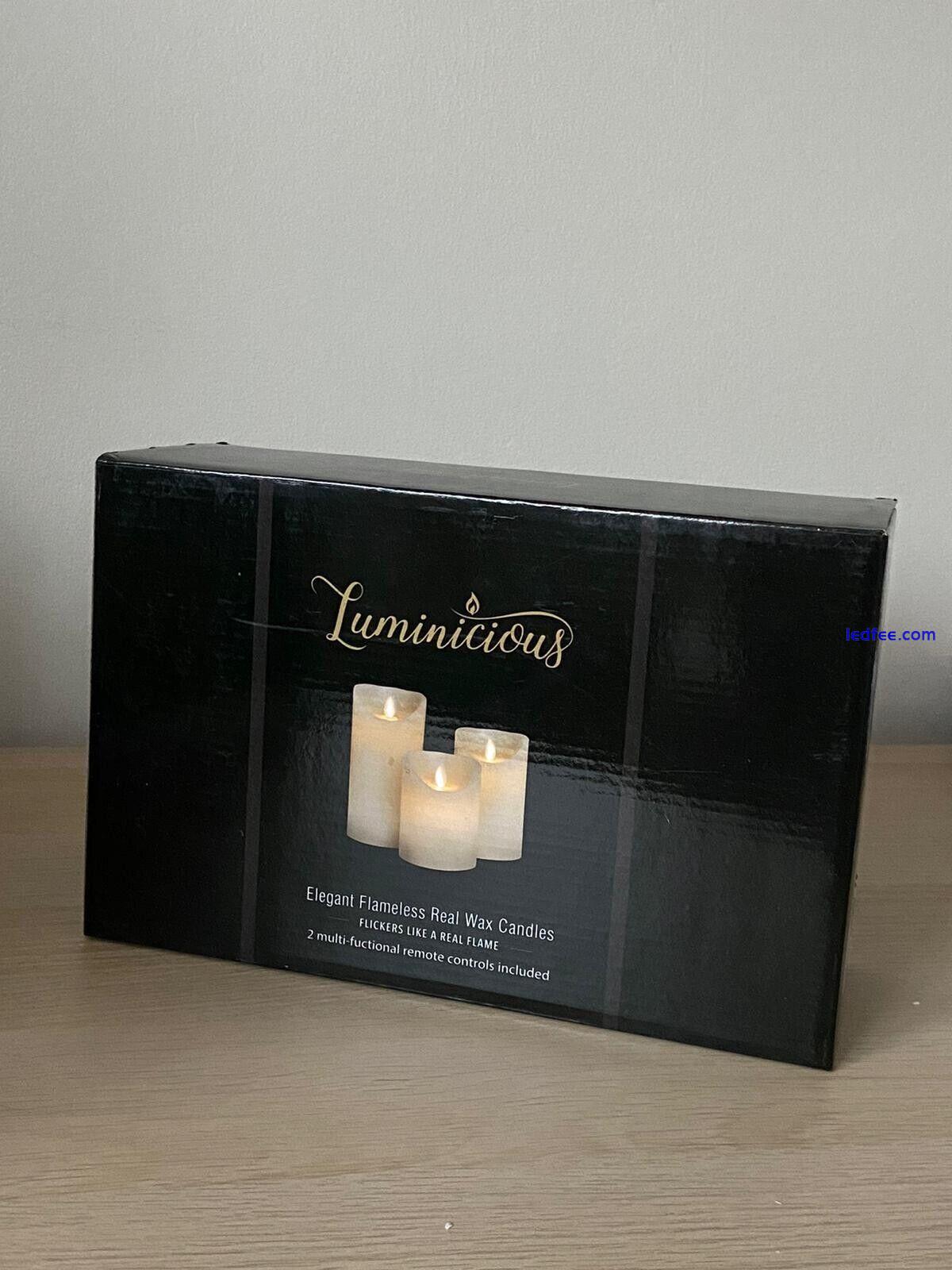 Luminicious Flameless Candles Ivory 2 