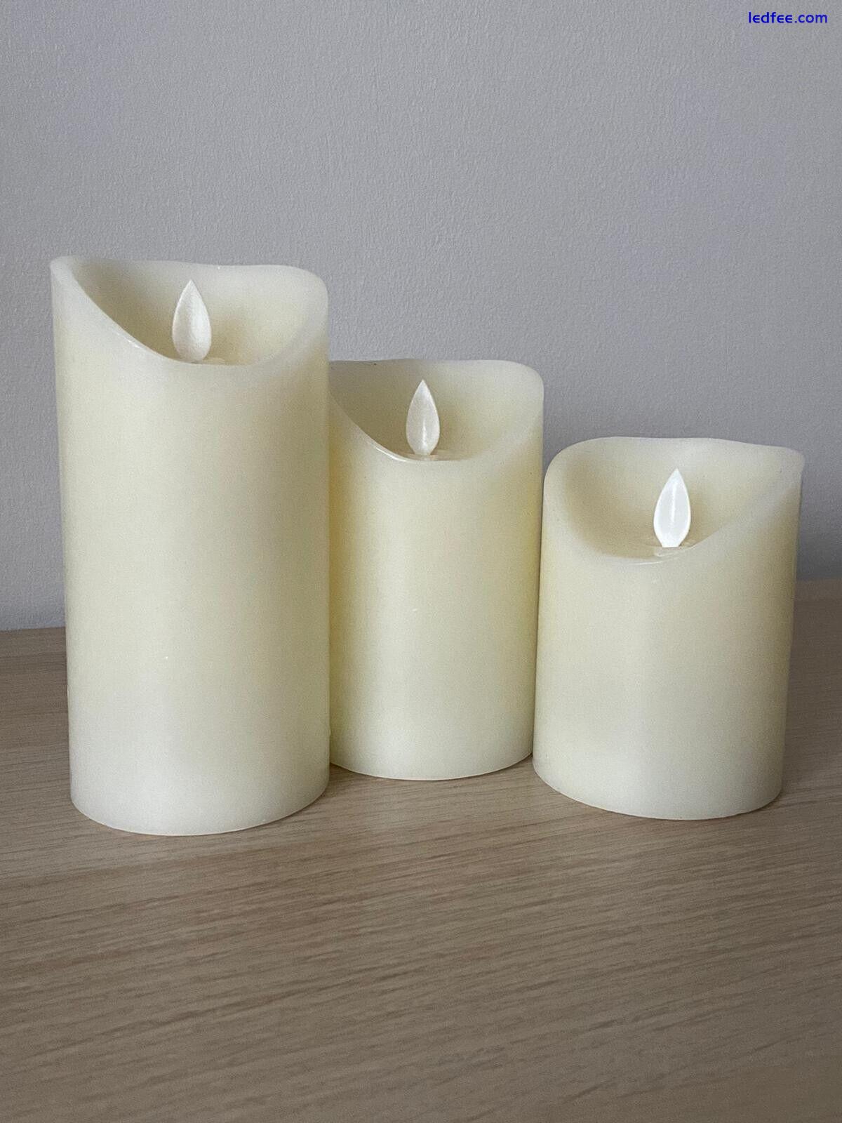 Luminicious Flameless Candles Ivory 3 