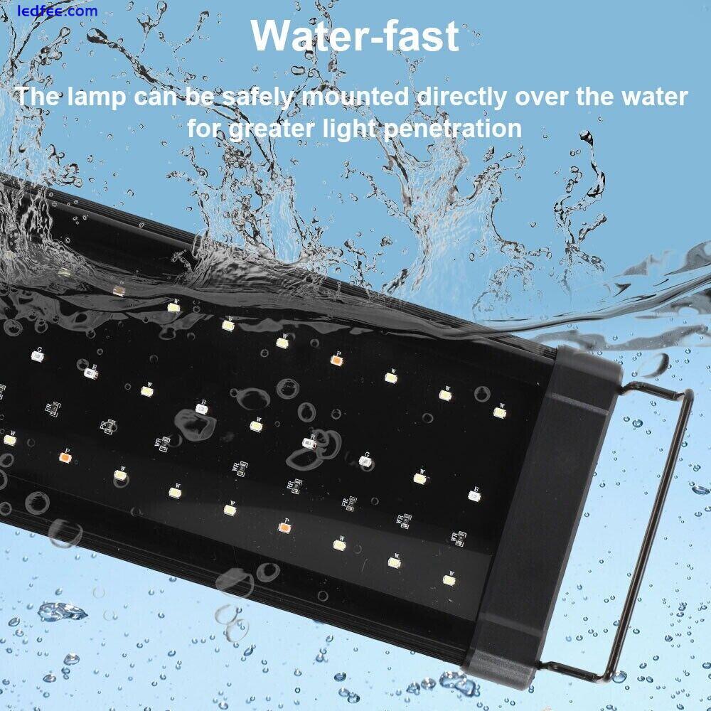 Aquarium Fish Tank LED Light Over-Head Full Spectrum Plant Lighting 30-110CM NEW 1 