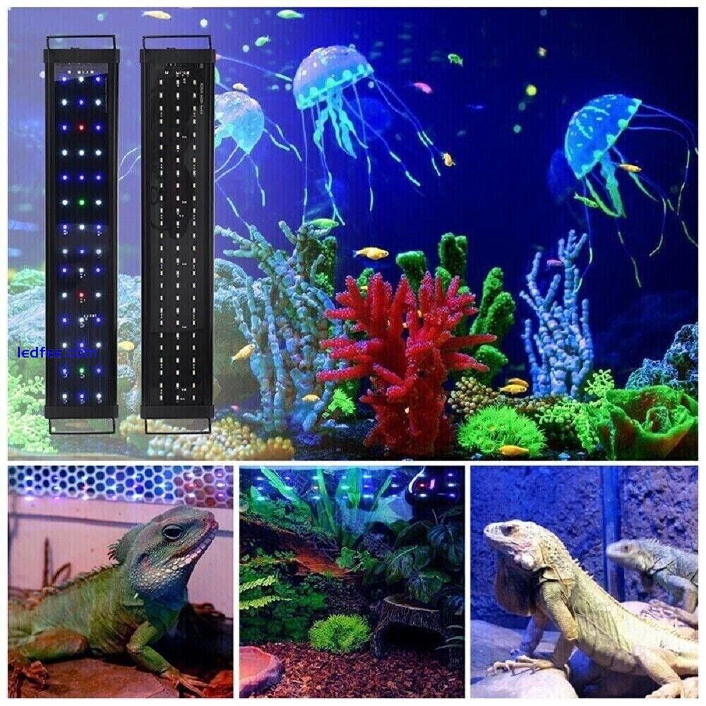 Aquarium Fish Tank LED Light Over-Head Full Spectrum Plant Lighting 30-110CM NEW 2 