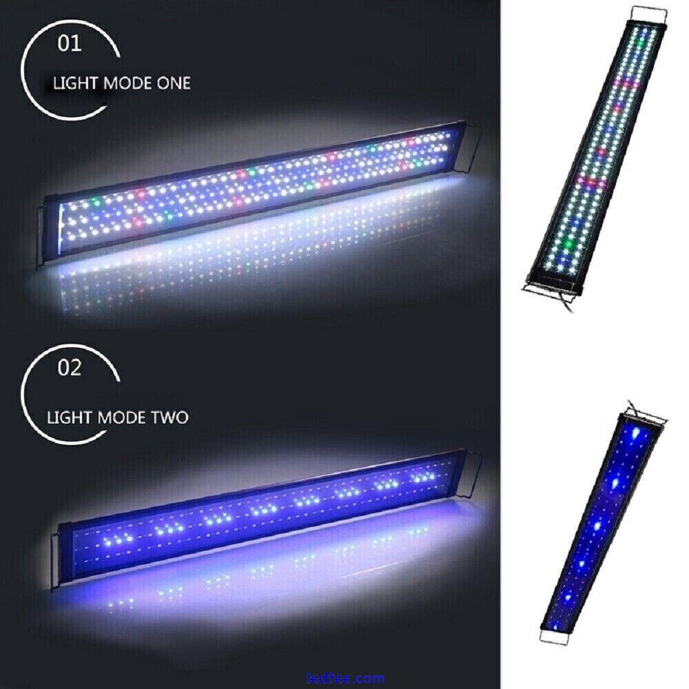 Aquarium Fish Tank LED Light Over-Head Full Spectrum Plant Lighting 30-110CM NEW 4 