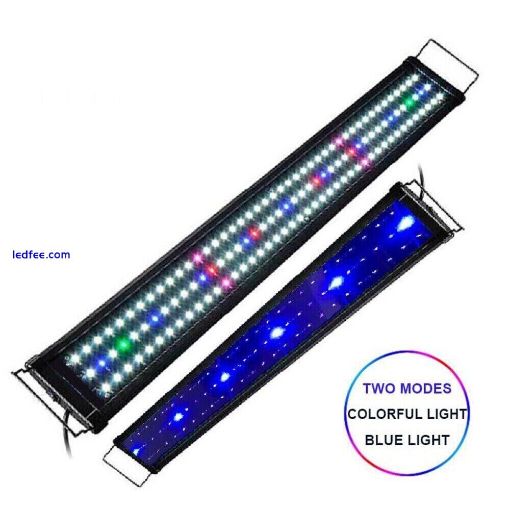 Aquarium Fish Tank LED Light Over-Head Full Spectrum Plant Lighting 30-110CM NEW 0 