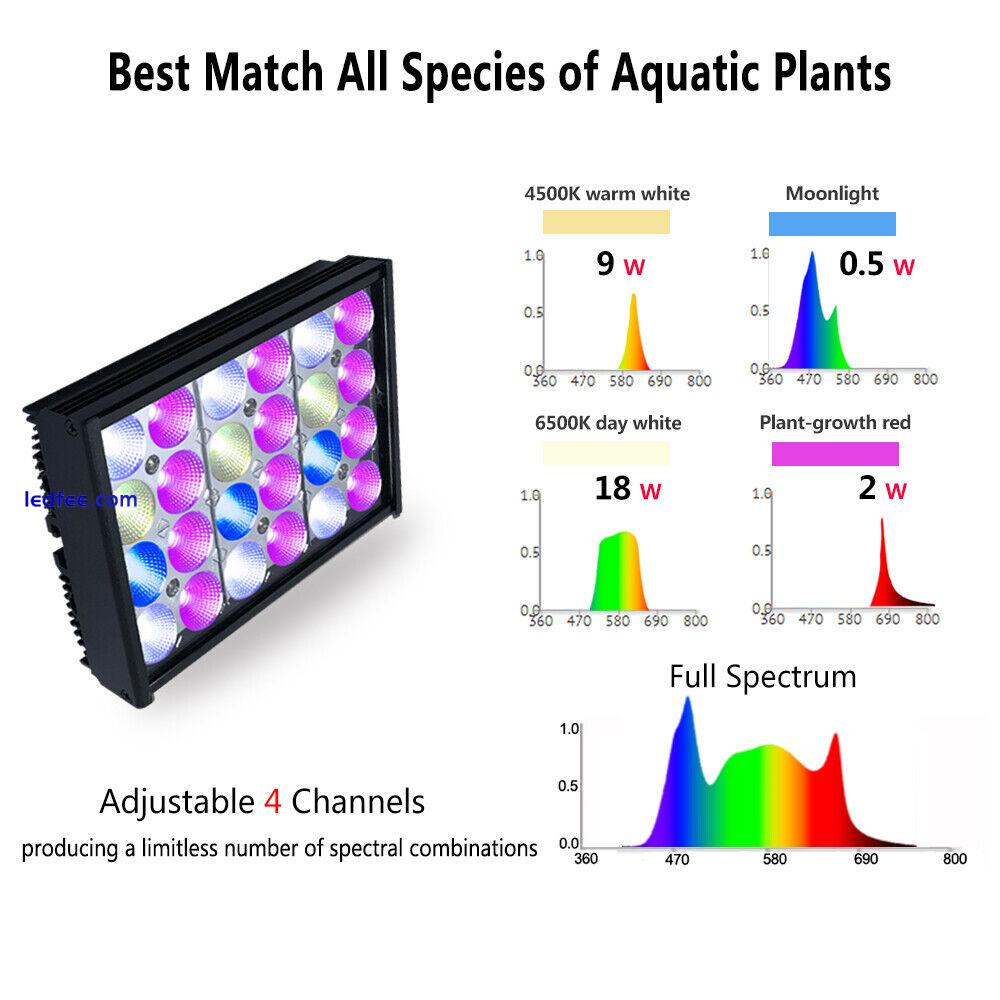 DSunY Led Aquarium Light Full Spectrum for Freshwater Plant Fish Tank Shannon16 3 