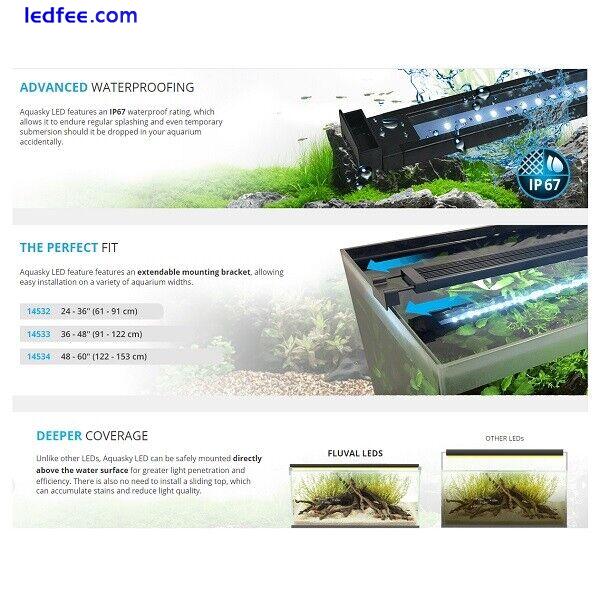 Fluval Aquasky 2.0 LED Aquarium Bluetooth Lighting Unit App Controlled Fish Tank 4 