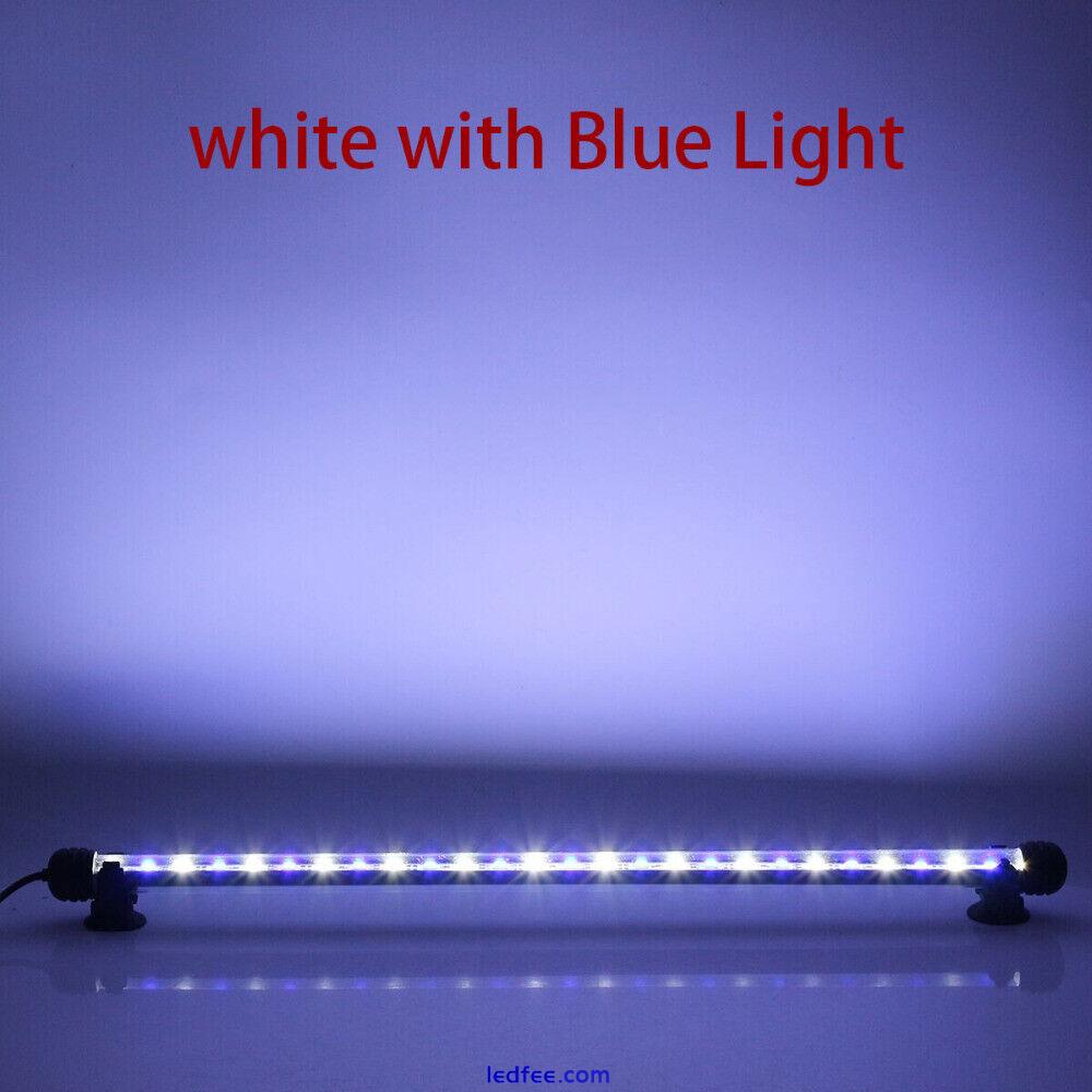 Aquarium Fish Tank Pond Dimmable LED Strip Lights Bar Lamp Submersible Lights 2 