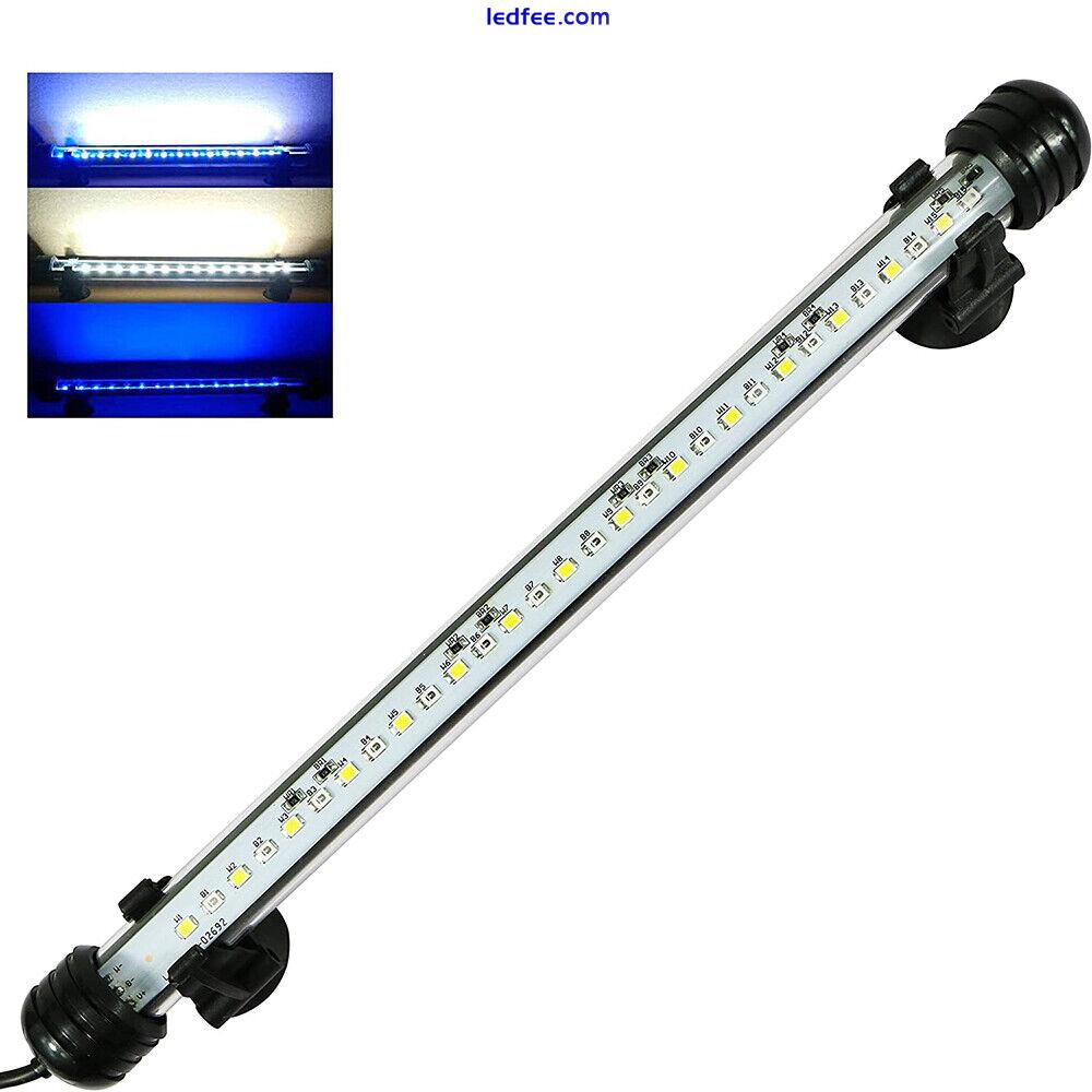 Aquarium Fish Tank Pond Dimmable LED Strip Lights Bar Lamp Submersible Lights 5 