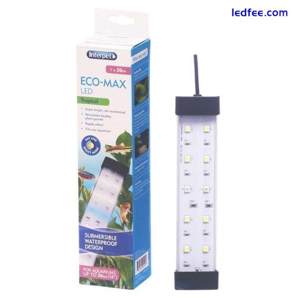 Interpet Eco-Max LED Bright Light Tropical Aquarium Waterproof Fish Tank Plant 0 