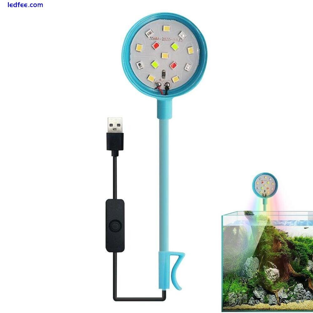 LED Aquarium Lamp Colored Lights Fish Tank Lamp Aquarium Plant Light  Fishbowl 4 