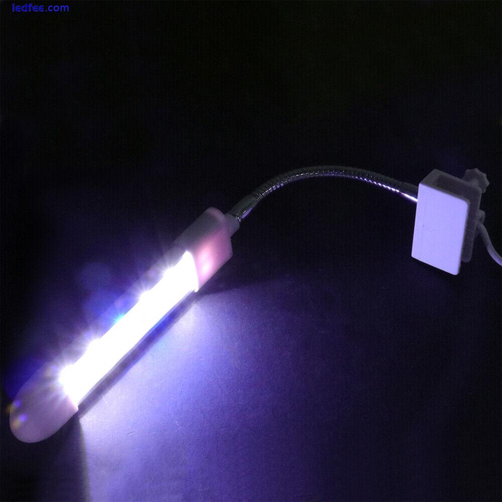 1PC Fish Tank Clip Lamp LED Aquarium Aquatic Plant Light (EU Plug White) 5 