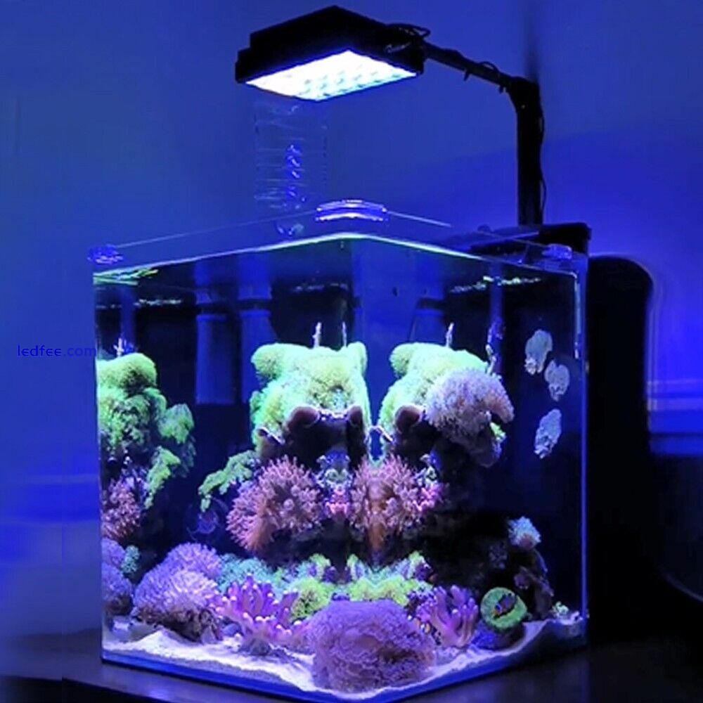 PopBloom Marine Led Aquarium Light Full Spectrum for 40cm-60cm Coral Reef Tank 0 