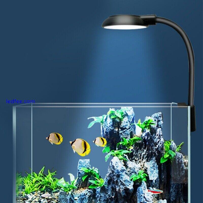 Saltwater Fish Tanks LED Aquarium Light Clip-on for Grow Coral-Reef 2 