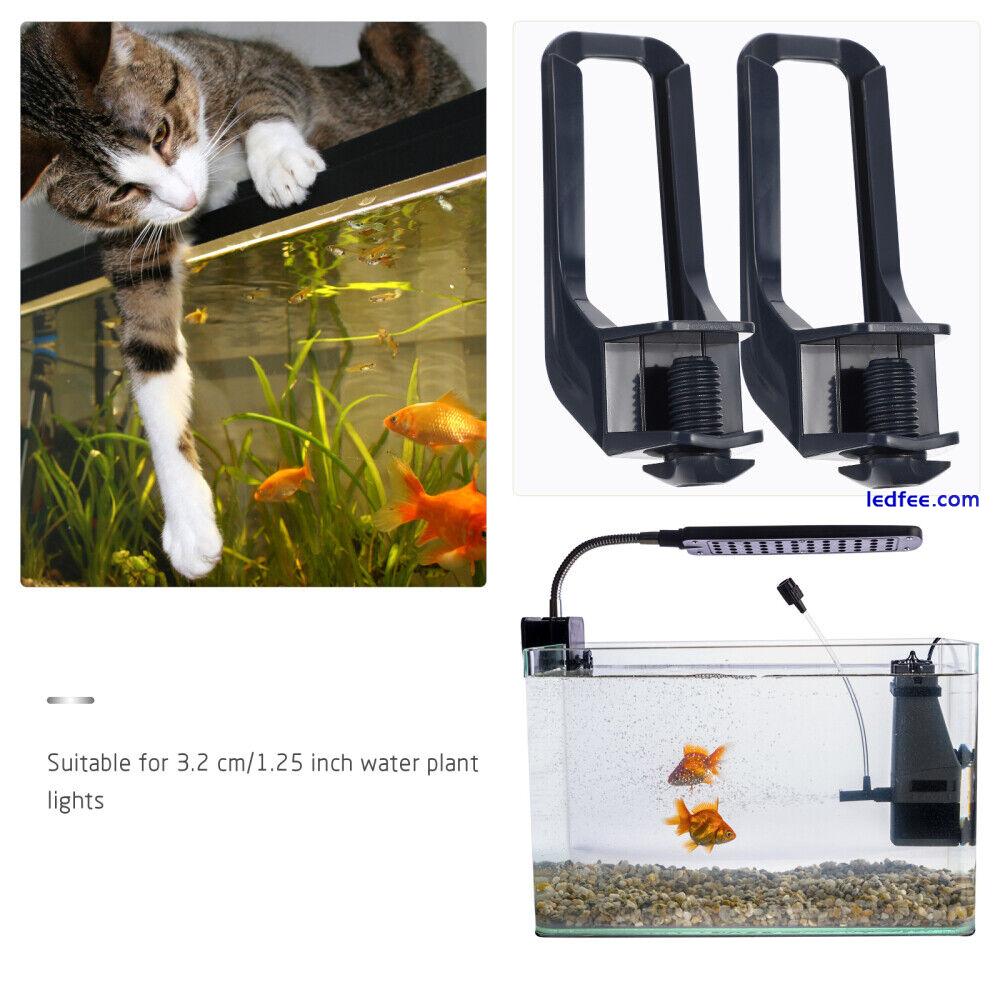 Aquarium Light Tank Holder LED Clamp Stand Accessories 4 