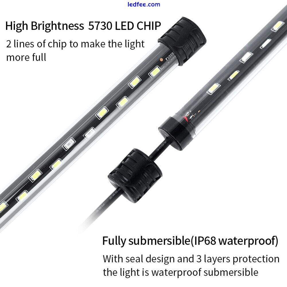 H1# Submersible LED Aquarium Light Fish Tank Waterproof Lamp with Timer Stick De 3 