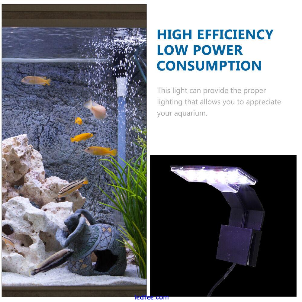 LED Fish Tank Light Stand Aquatic Coral Reef Plastic Tank Lights 3 