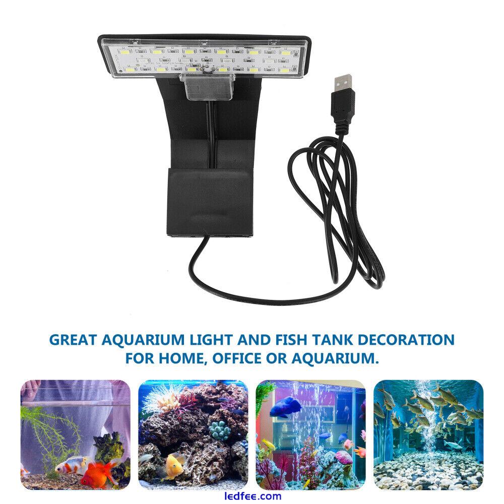 LED Fish Tank Light Stand Aquatic Coral Reef Plastic Tank Lights 1 