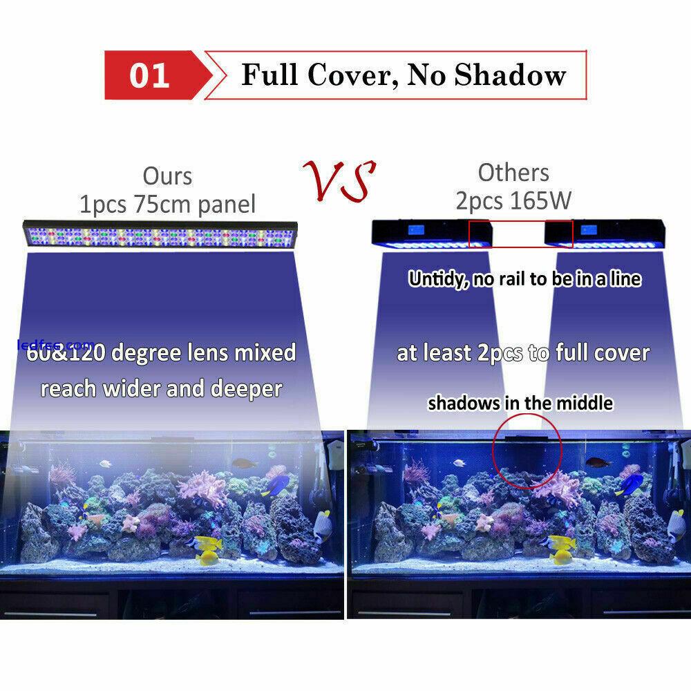 PopBloom Marine Led Aquarium Light Full Spectrum for 36