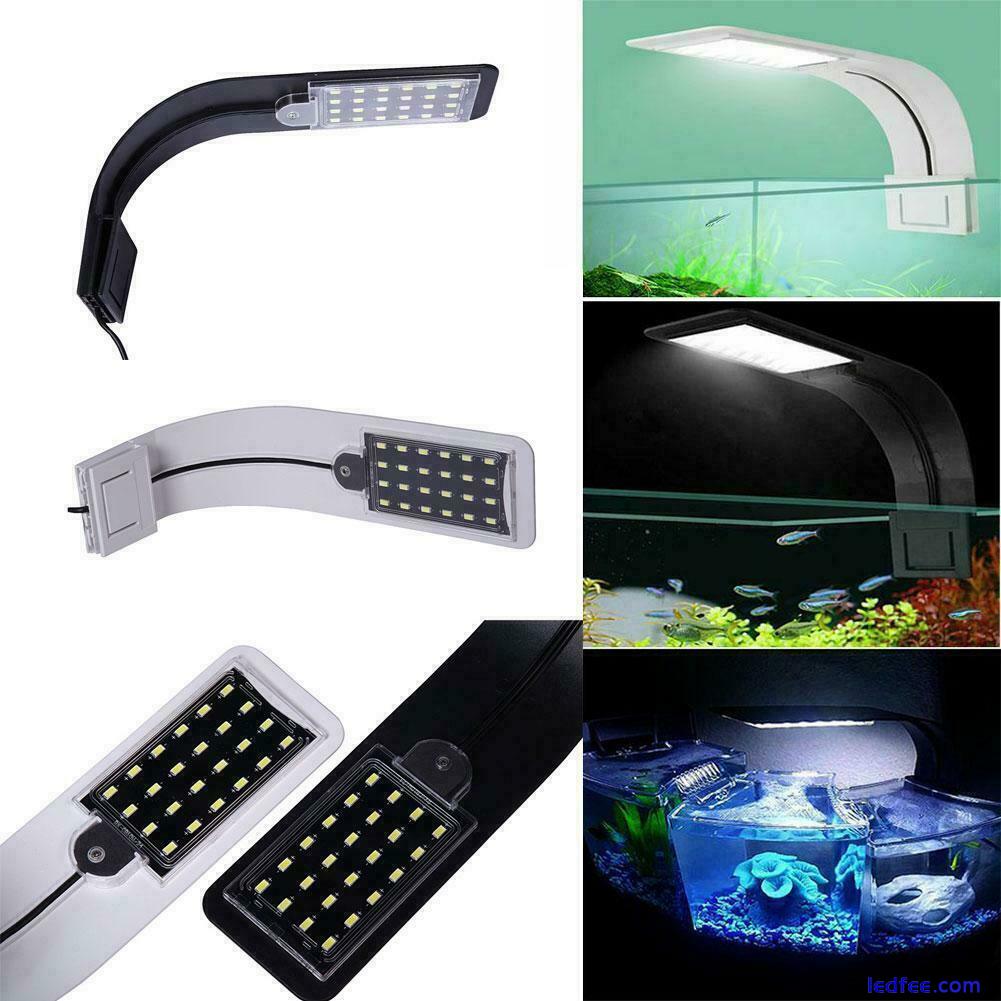 Aquarium LED Clip Lamp Waterproof Fish Tank Light Aquatic Lighting Grow T3Q1 0 