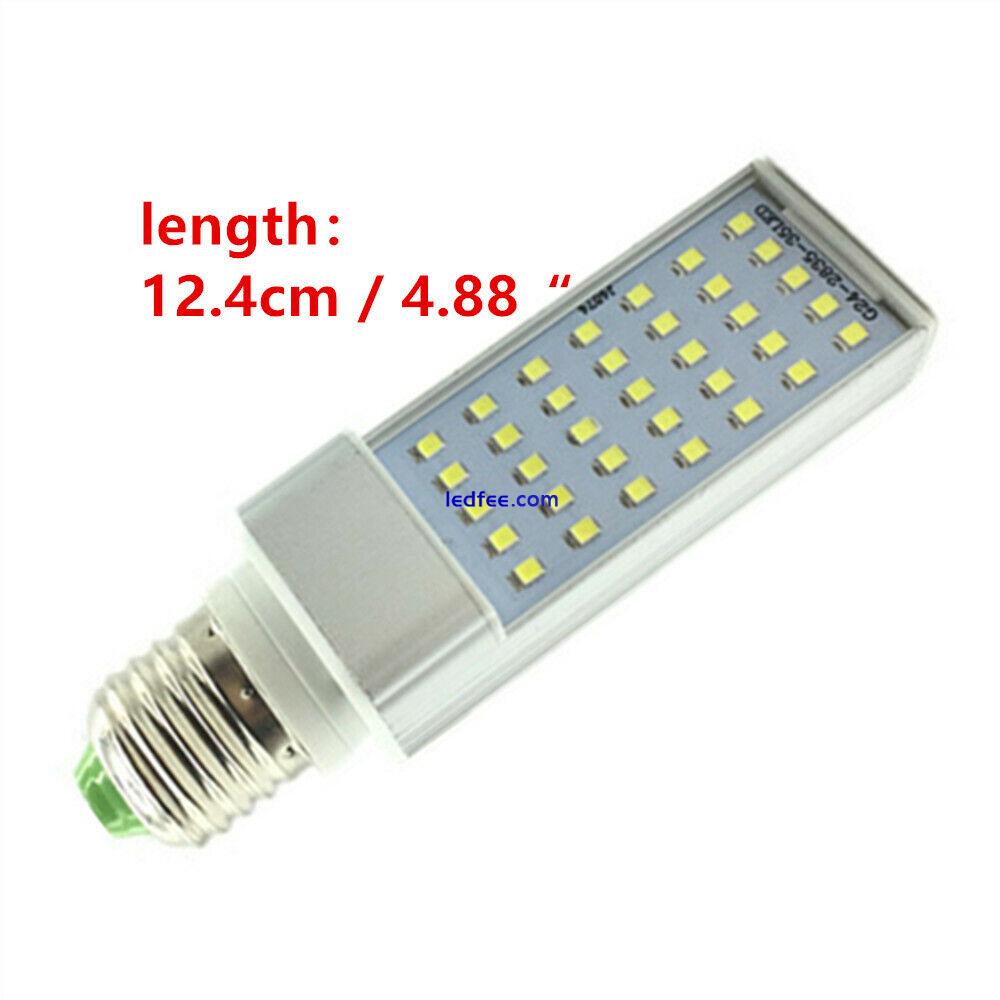 E27 7W LED White Light Bulbs Aquarium Coral Plant Grow Fish Tank Lamp 1 