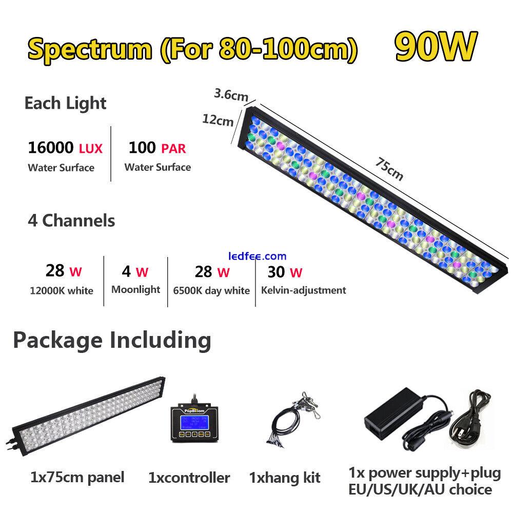 DSunY Spectrum LED Light Aquarium Fish Tank Lighting Plant Aquarium Freshwater 5 