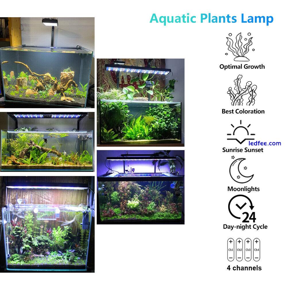 PopBloom 30-180cm Plant Aquarium Lighting Freshwater Lighting Aquarium Fish Tank 0 