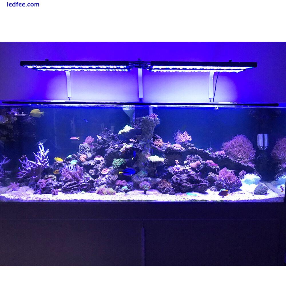 PopBloom LED Aquarium Light Full Spectrum for 6ft 180cm Marine Reef Coral Tank 0 