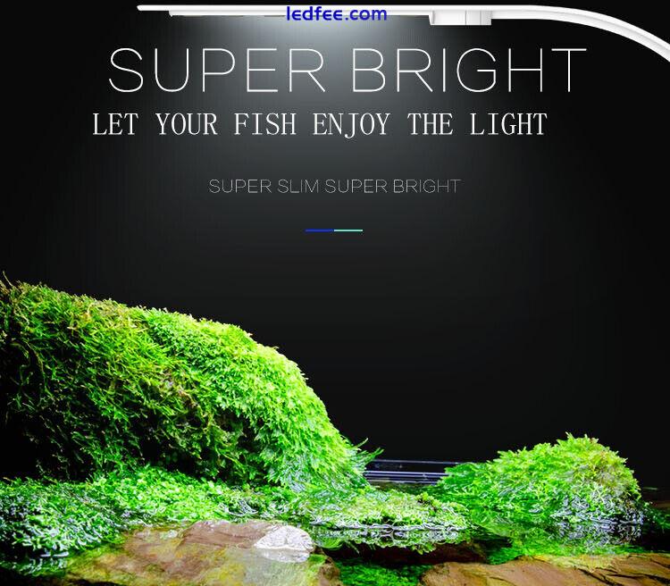 LED Aquarium Beleuchtung Klemmleuchte Aquariumleuchte Fisch Tank Licht Lamp 4 