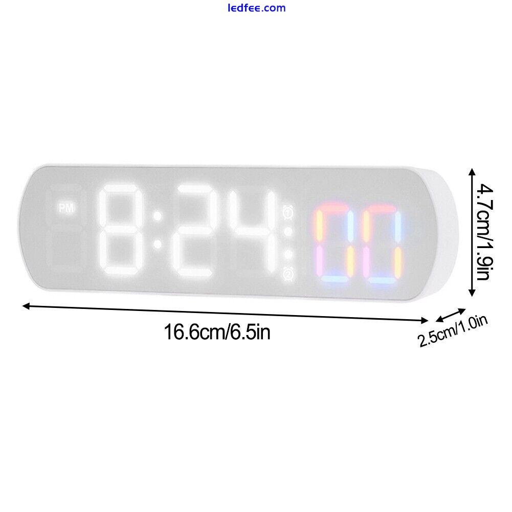 Countdown/Countdown LED Alarm Clock with Temperature and Humidity Recorder 2 