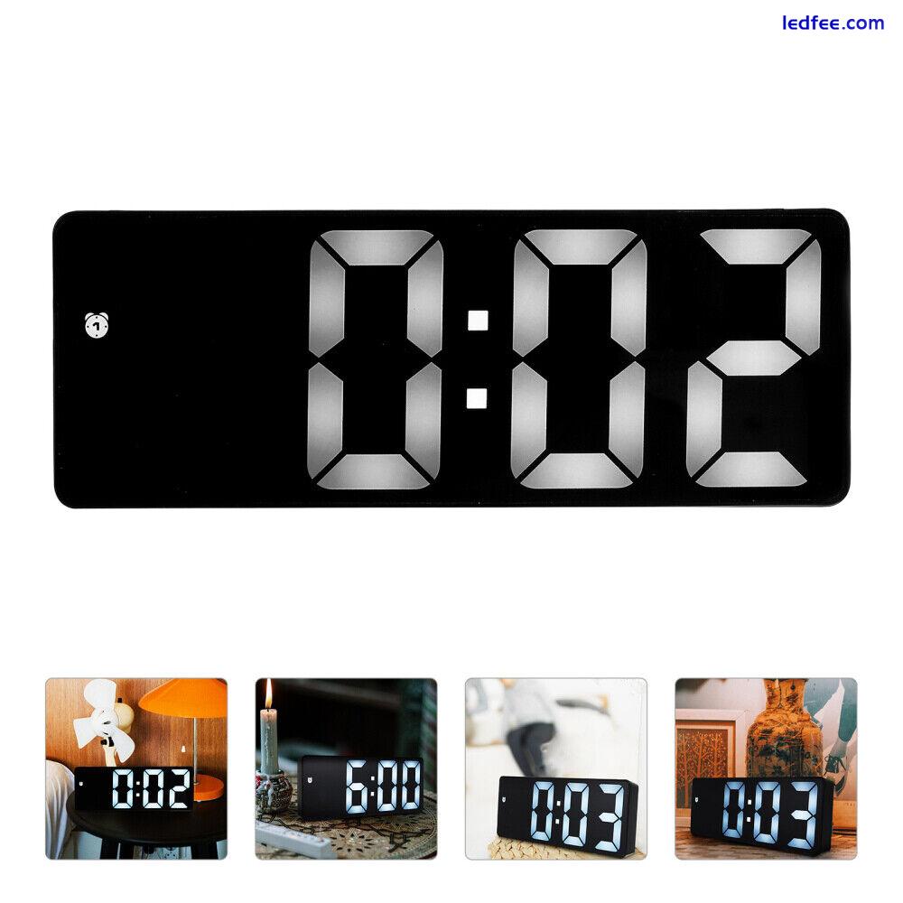  LED Electronic Alarm Clock Digital Decorations for Living Room The Time 1 