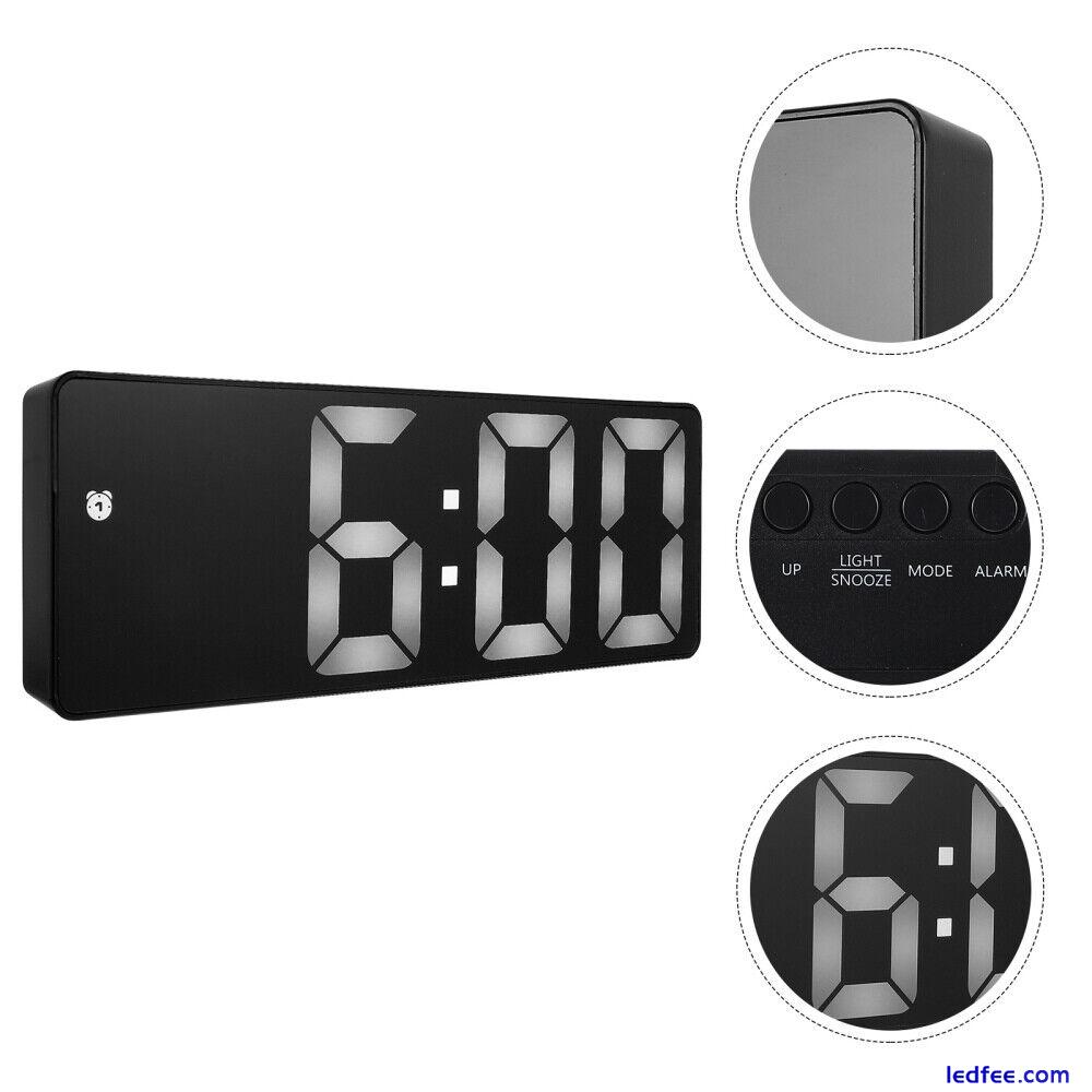  LED Electronic Alarm Clock Digital Decorations for Living Room The Time 3 