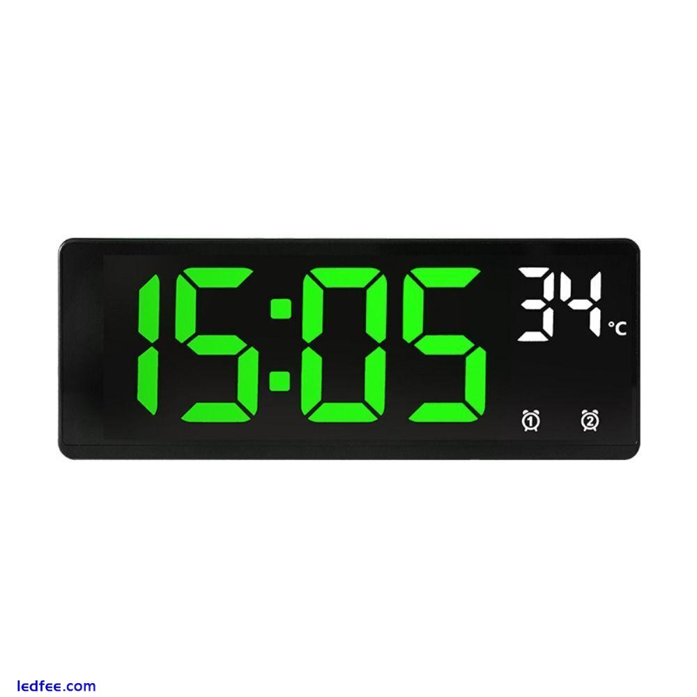 Backlight Digital LED Clocks Multi-functional Display Table Clock  for Bedroom 3 