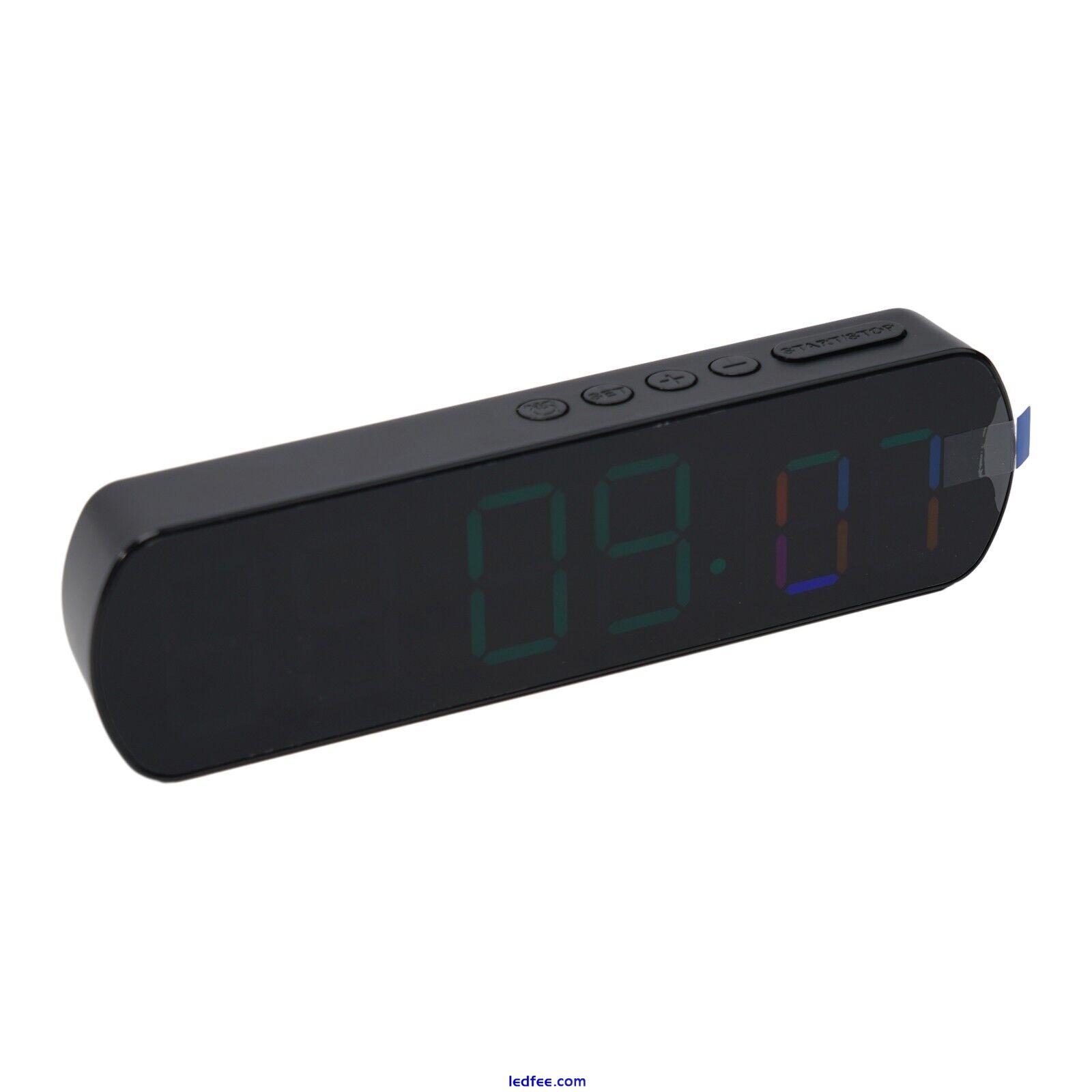 Alarm Clock Humidity LED Display Temperature Timer High-definition LED Display 3 