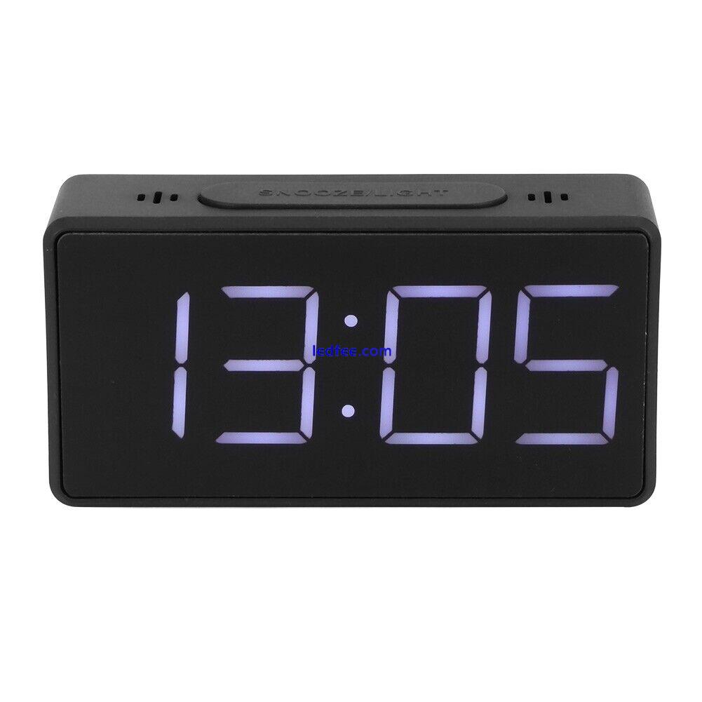 Simple Electronic Clock LED Bedside Alarm Clock With Snooze Function For Student 2 