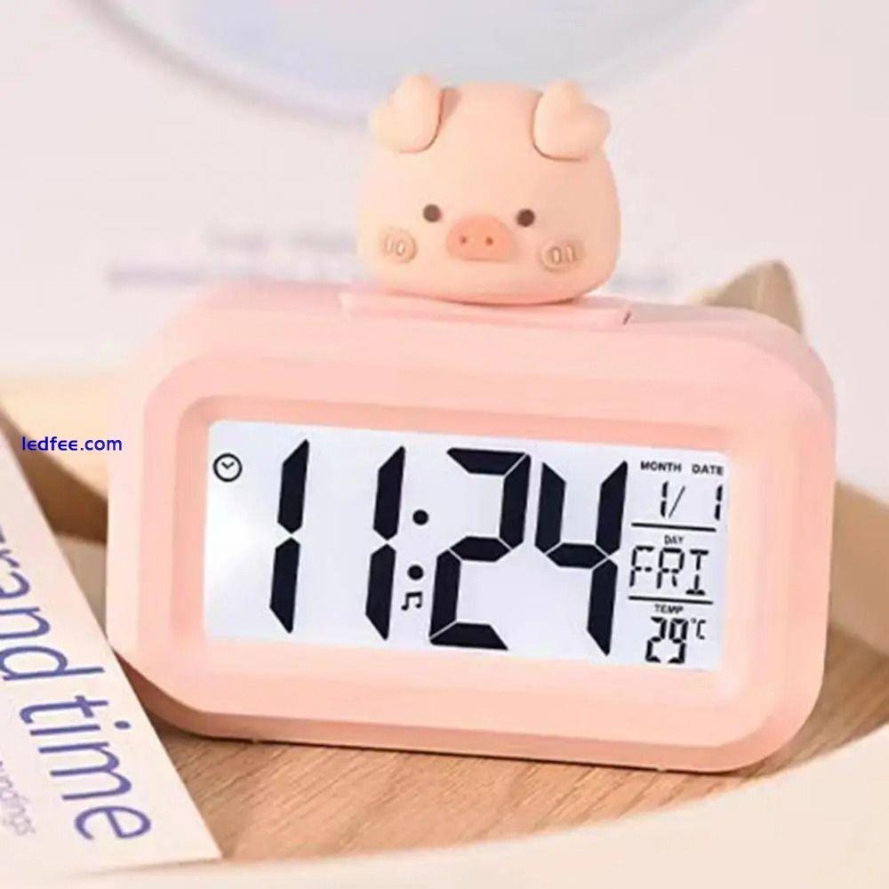 Cute Cartoon Shape Digital Clock Small Desktop Clock 2 