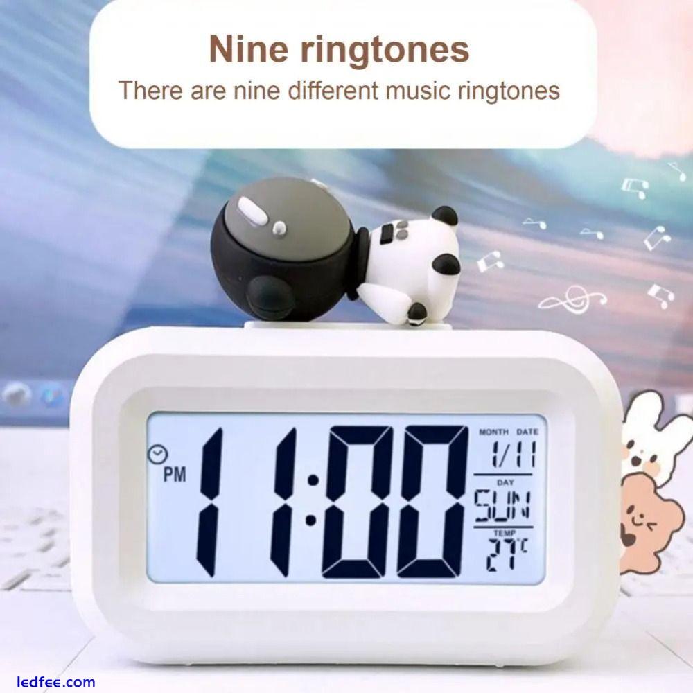 Cute Cartoon Shape Digital Clock Small Desktop Clock 5 