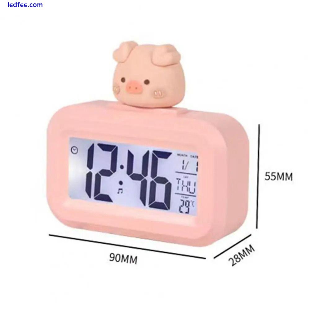 Cute Cartoon Shape Digital Clock Small Desktop Clock 1 