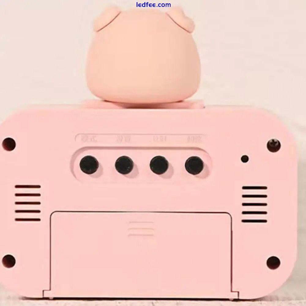 Cute Cartoon Shape Digital Clock Small Desktop Clock 3 