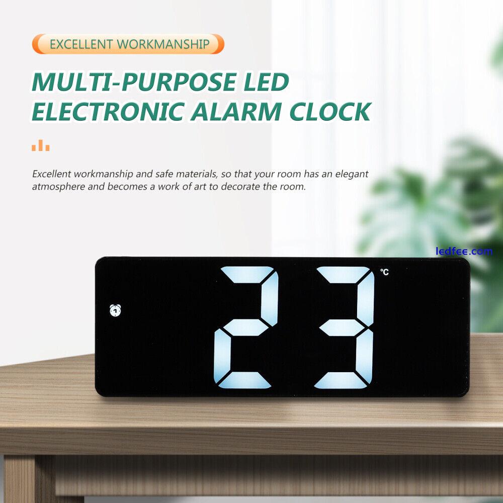  Electronic Components LED Alarm Clock Radio Clocks for Bedrooms 5 