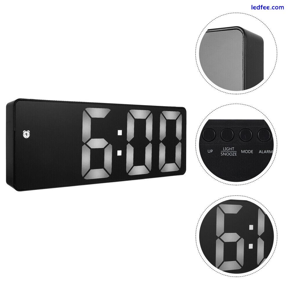  Electronic Components LED Alarm Clock Radio Clocks for Bedrooms 0 