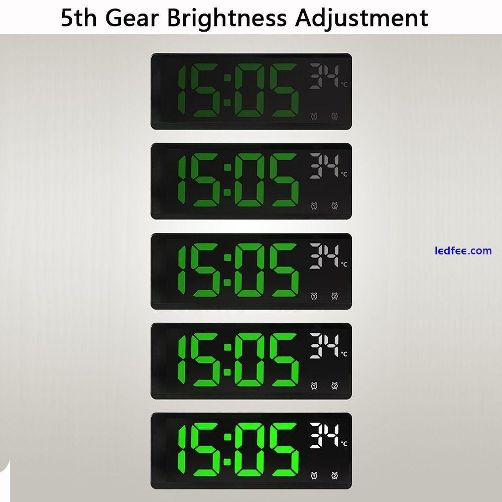 Nightlight Number Clock LED Digital Large Number Electronic Clock Alarm Clock 5 