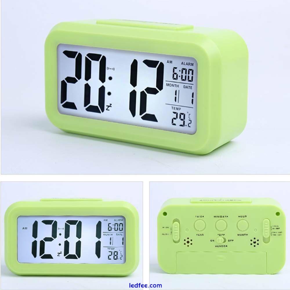 Calendar Nightlight Alarm Clock Number Clock Electronic Clock LED Digital 5 