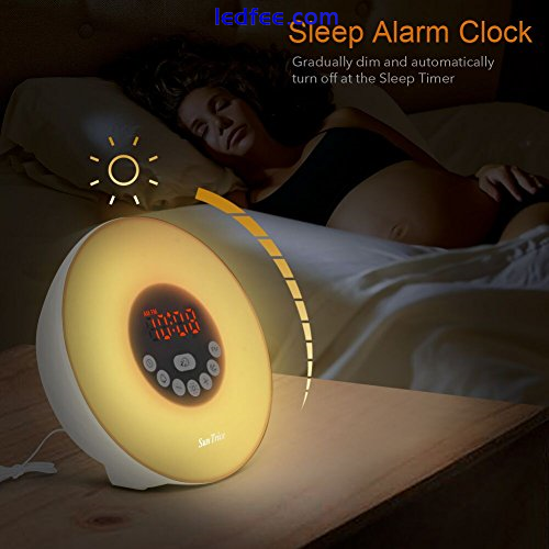 Alarm Clock Digital LED Wake Up Light Sunrise Alarm Clock **PROMOTION** 2 