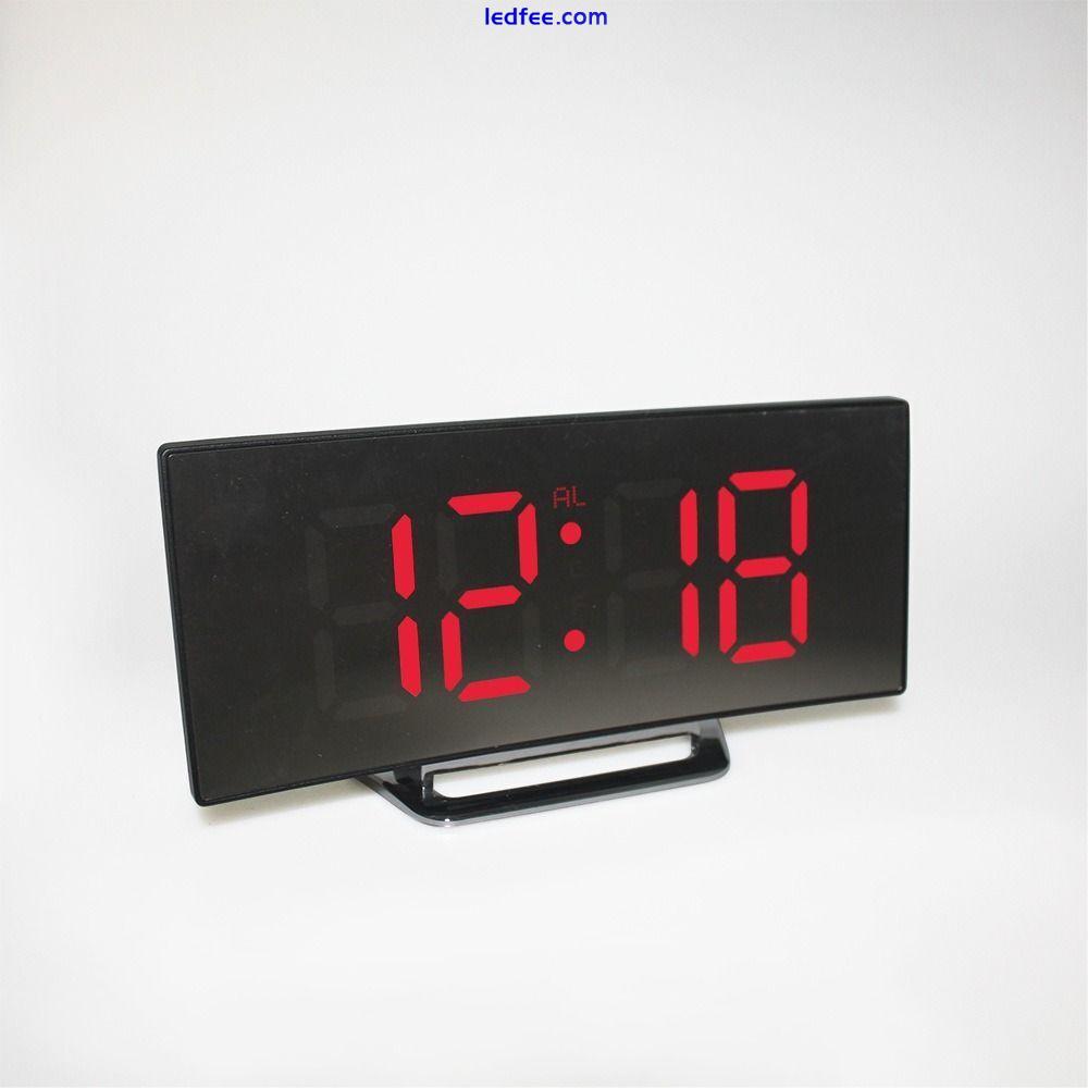 Number Clock Nightlight Alarm Clock LED Digital Electronic Clock Large Number 5 