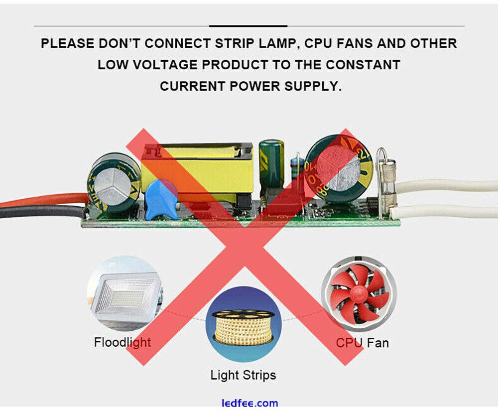 LED Driver 1W 3W 7W 8W 12W 18W 25W 36W Adapter StripTransformer AC 240V 300mA 4 