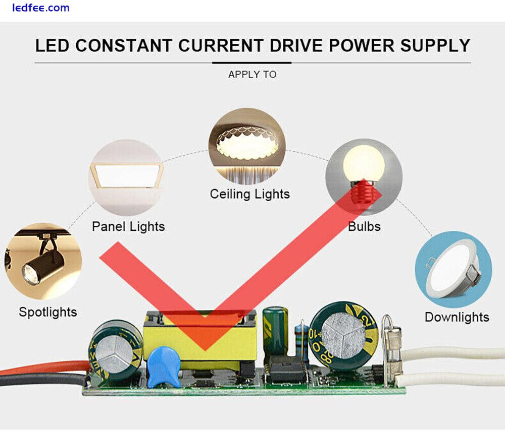 LED Driver 1W 3W 7W 8W 12W 18W 25W 36W Adapter StripTransformer AC 240V 300mA 3 