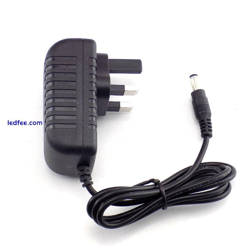 AC DC 12v 2000ma power supply adapter UK PLUG wall charger for led strip light 2 