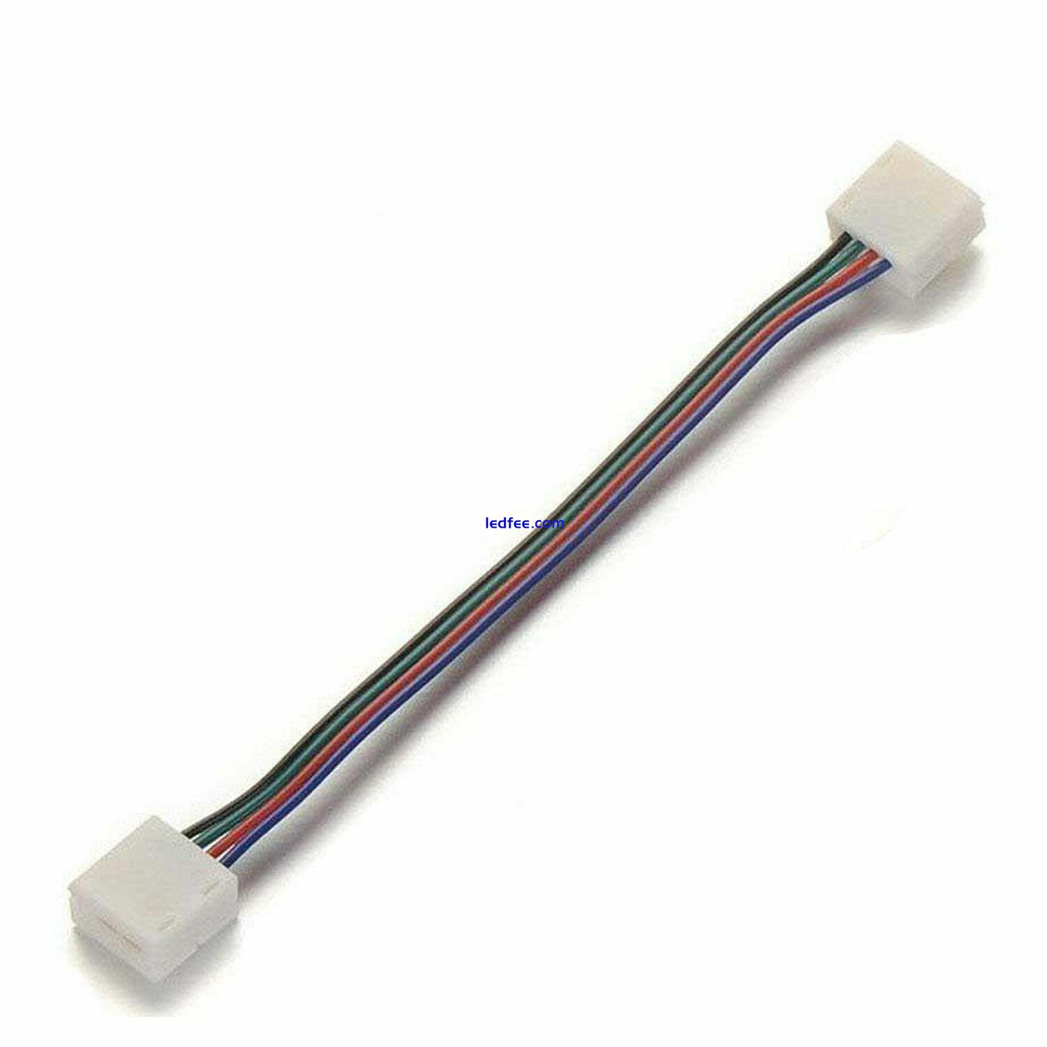 2/3/4/5/6Pin RGB CCT RGBW LED Strip Light Waterproof Connector Clip Adapter 5X 3 