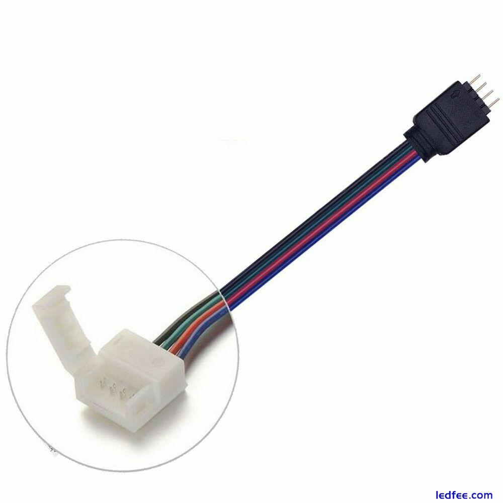 2/3/4/5/6Pin RGB CCT RGBW LED Strip Light Waterproof Connector Clip Adapter 5X 2 