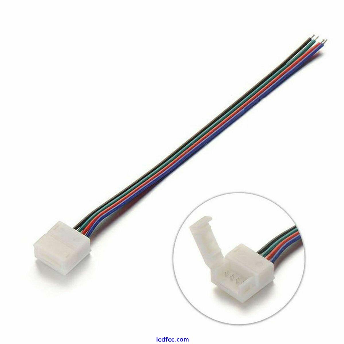 2/3/4/5/6Pin RGB CCT RGBW LED Strip Light Waterproof Connector Clip Adapter 5X 0 